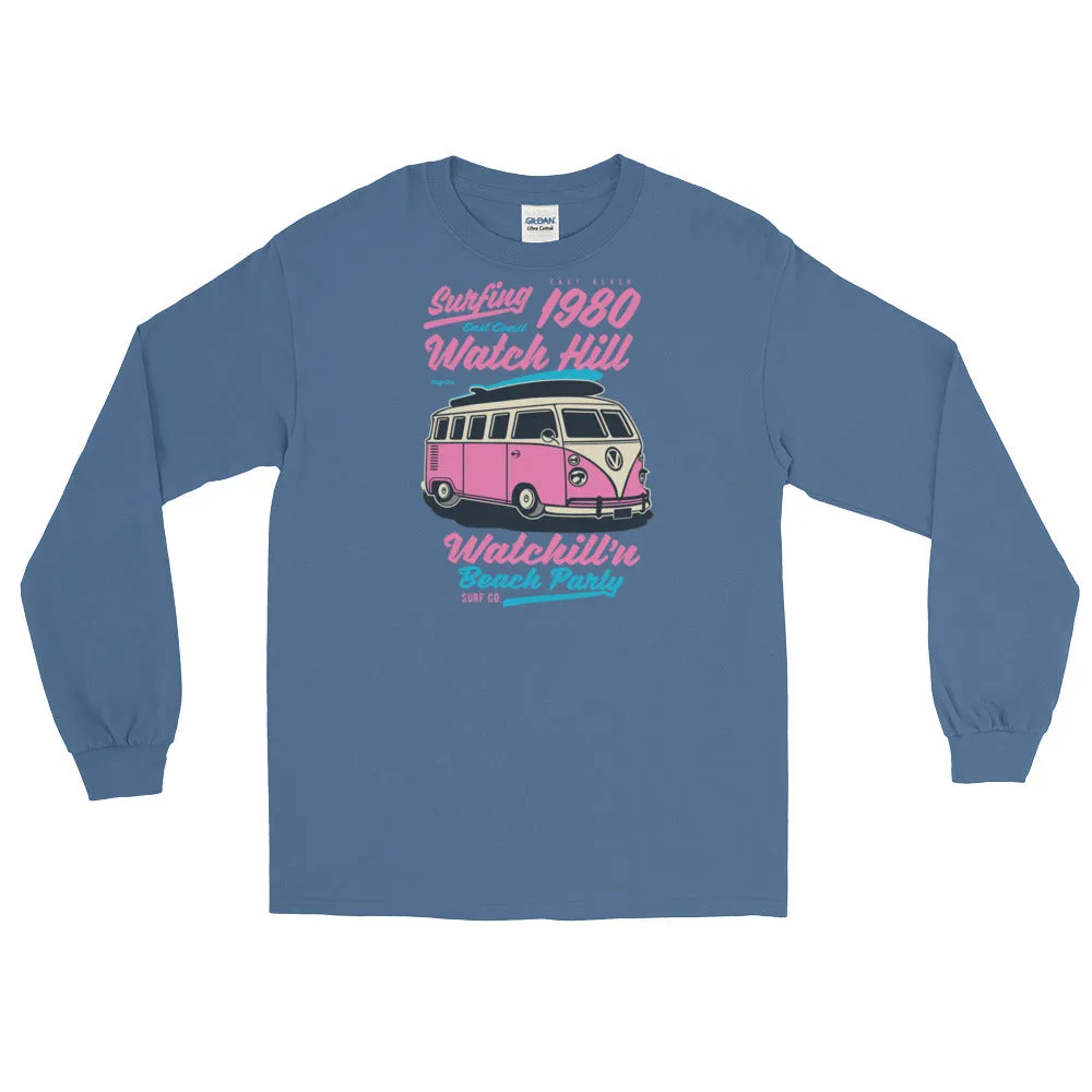 Watchill'n 'Beach Party' - Long-Sleeve T-Shirt (Pink)