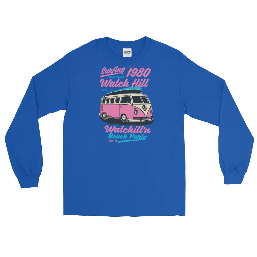Watchill'n 'Beach Party' - Long-Sleeve T-Shirt (Pink)