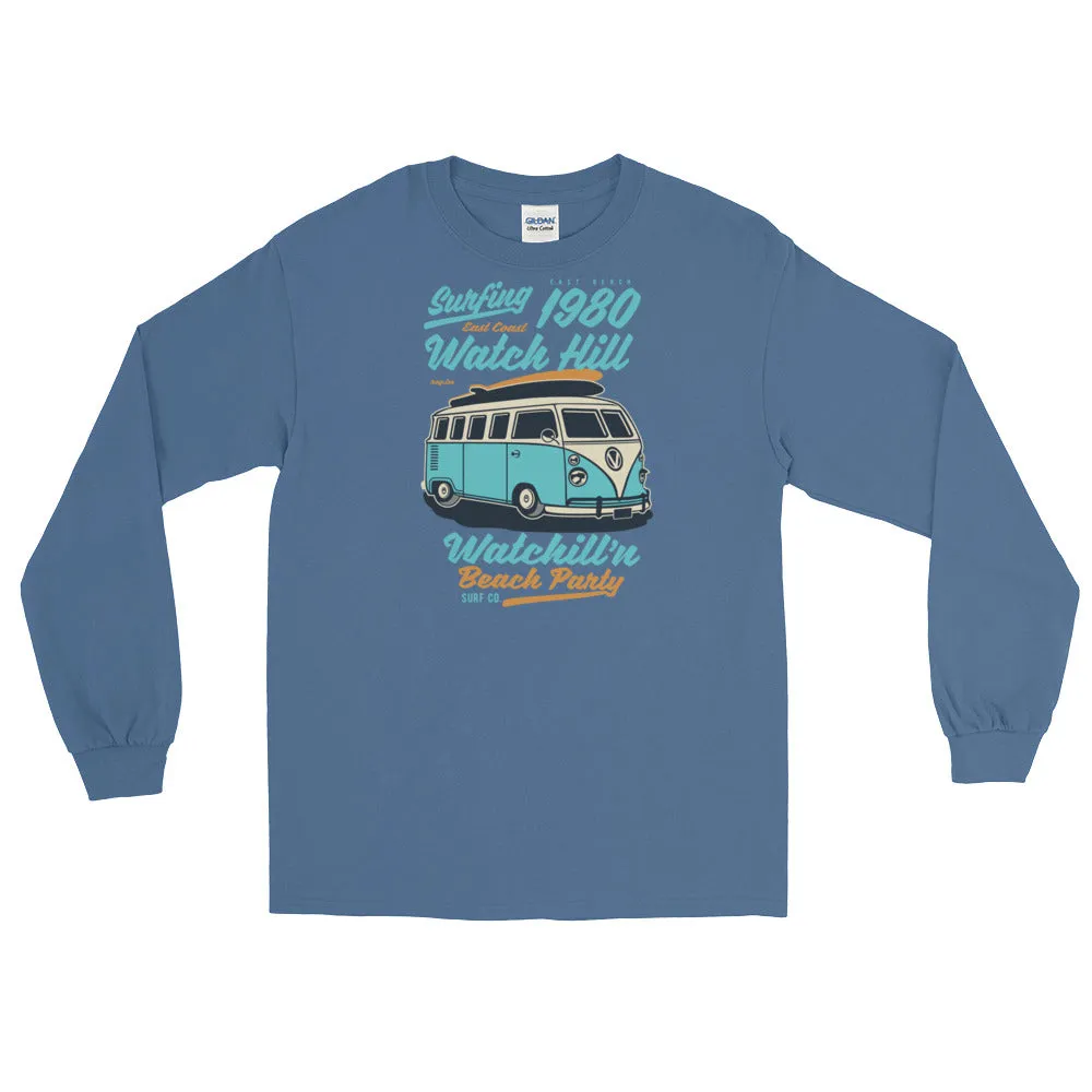 Watchill'n 'Beach Party' - Long-Sleeve T-Shirt (Turquoise)