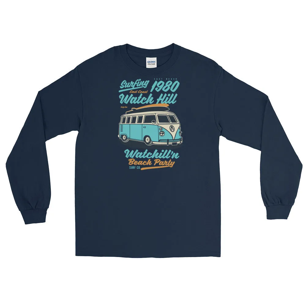 Watchill'n 'Beach Party' - Long-Sleeve T-Shirt (Turquoise)