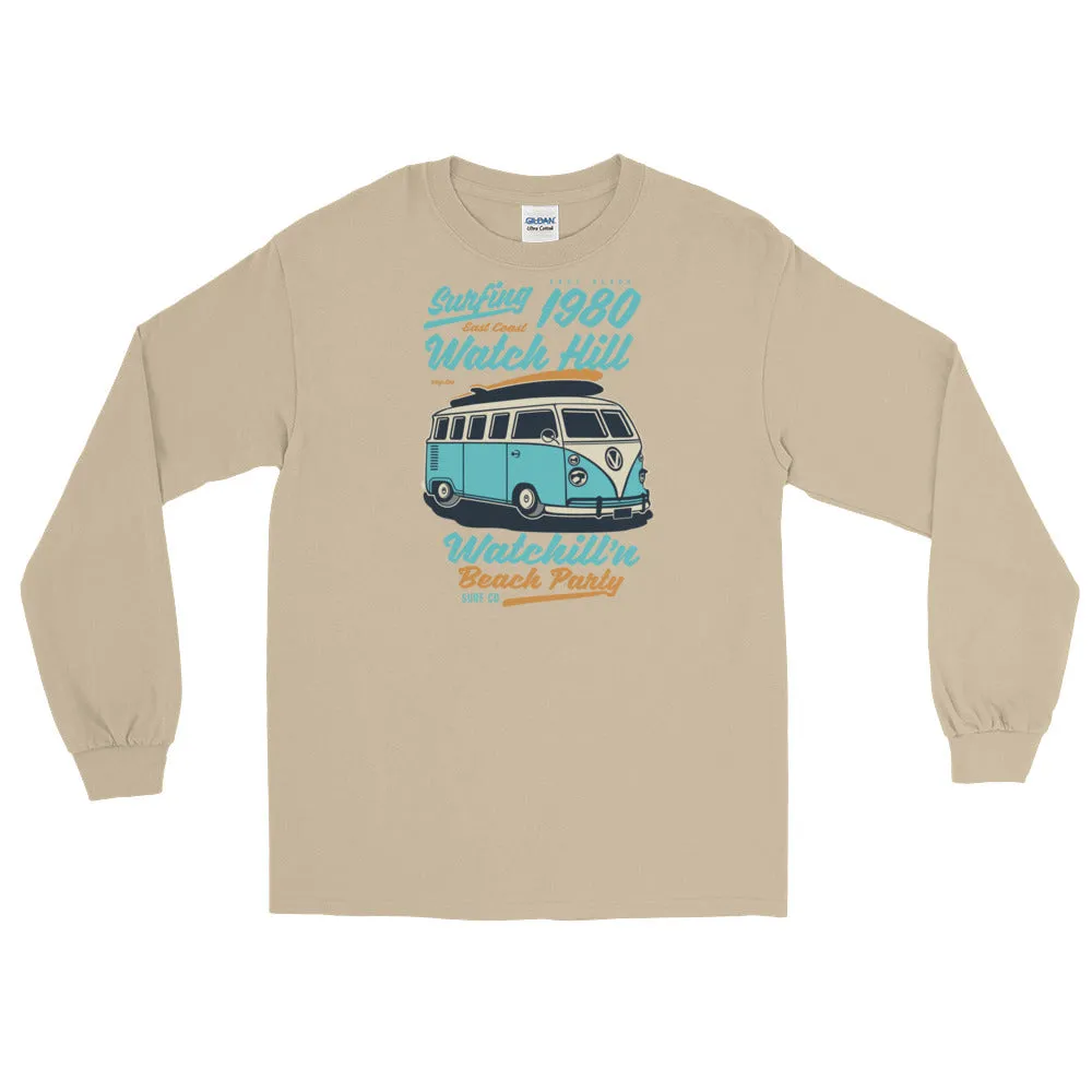 Watchill'n 'Beach Party' - Long-Sleeve T-Shirt (Turquoise)
