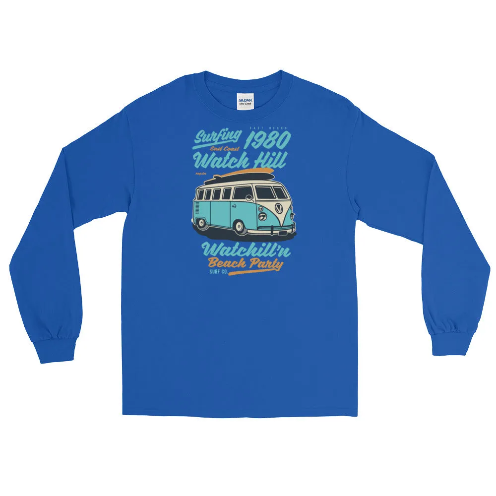 Watchill'n 'Beach Party' - Long-Sleeve T-Shirt (Turquoise)