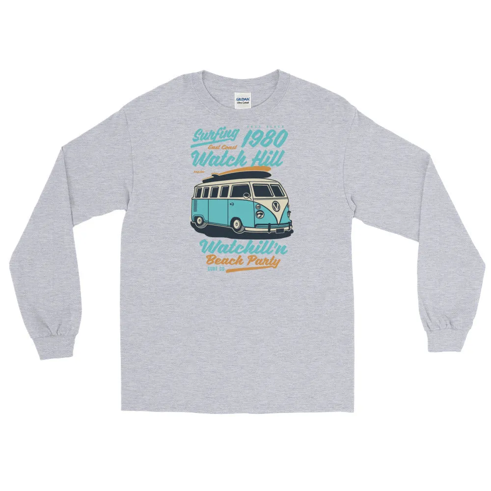 Watchill'n 'Beach Party' - Long-Sleeve T-Shirt (Turquoise)