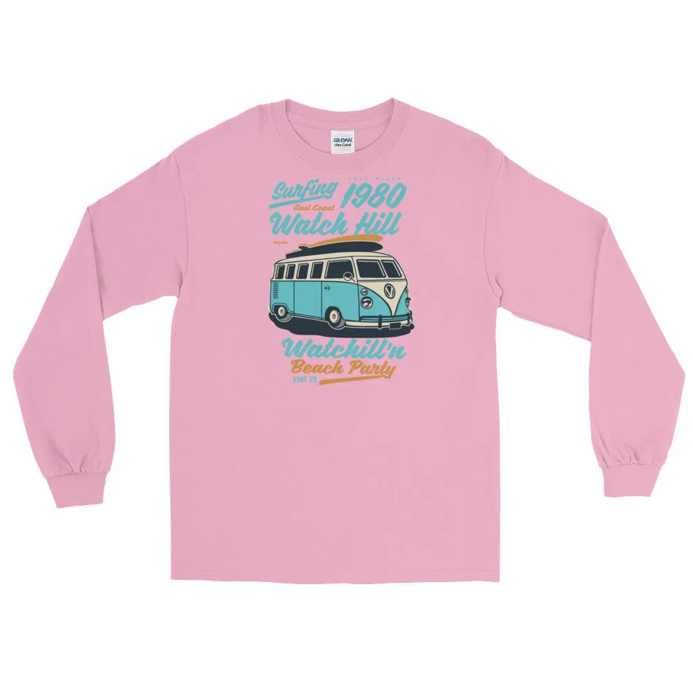 Watchill'n 'Beach Party' - Long-Sleeve T-Shirt (Turquoise)