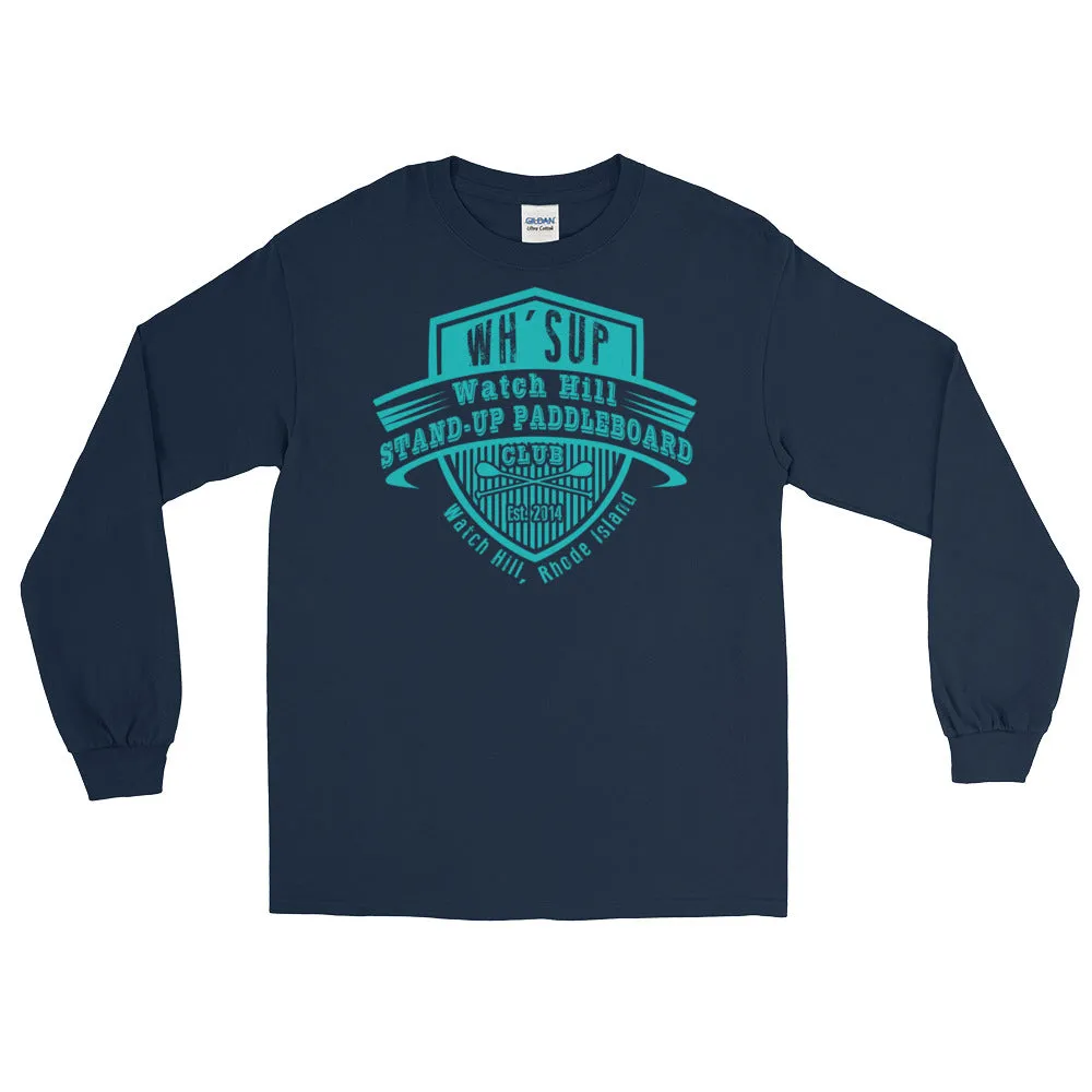 Watchill'n 'Paddle Board Club' - Long-Sleeve T-Shirt (Turquoise)