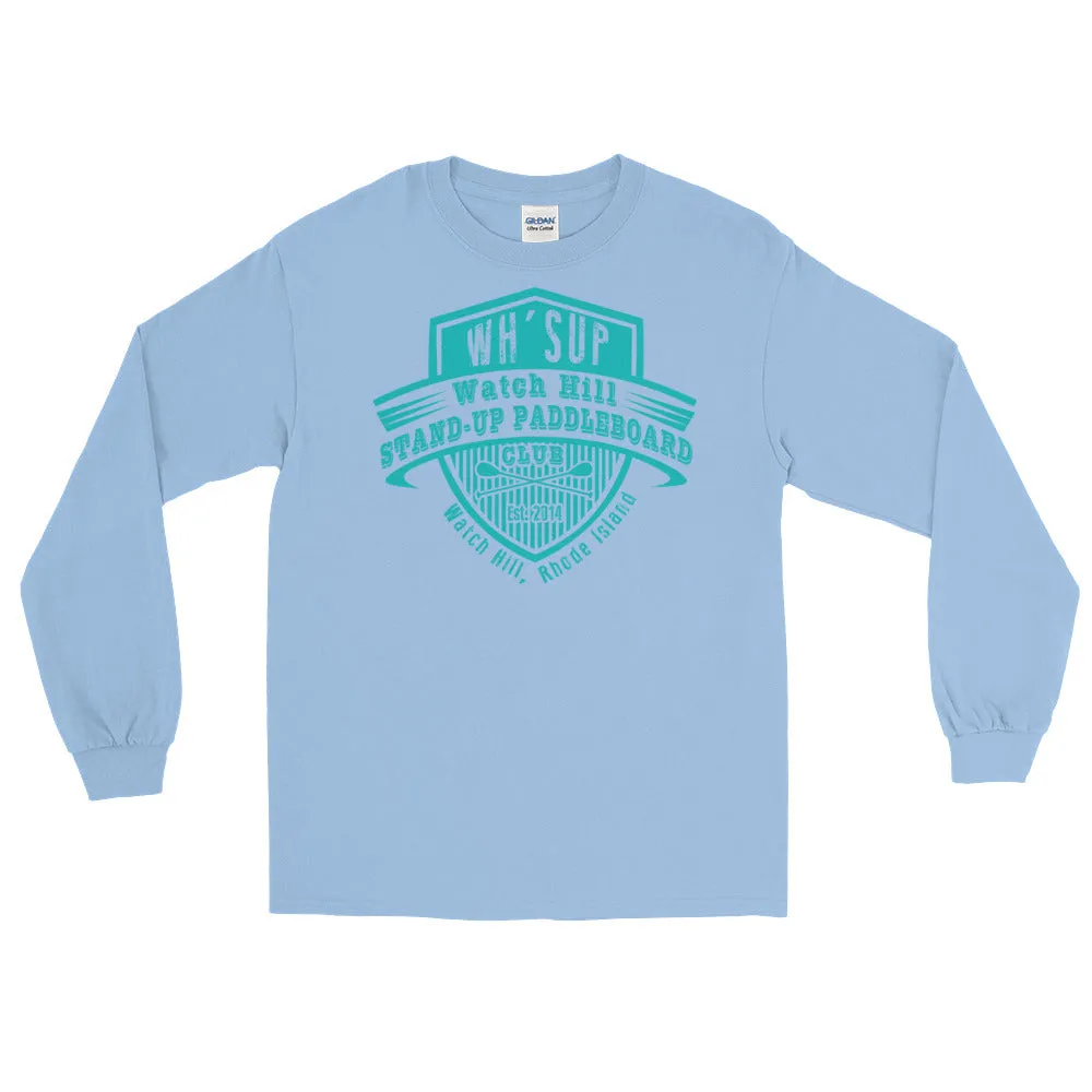 Watchill'n 'Paddle Board Club' - Long-Sleeve T-Shirt (Turquoise)