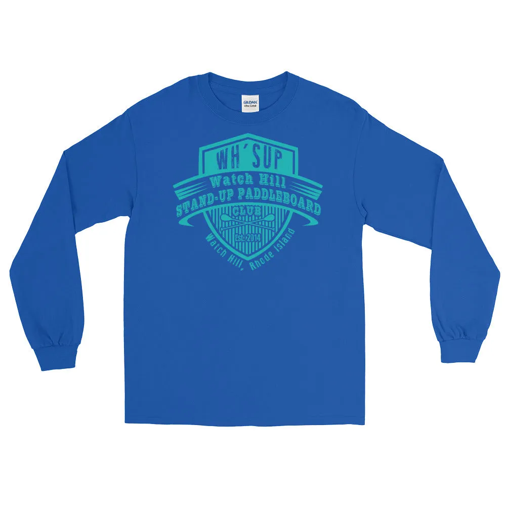 Watchill'n 'Paddle Board Club' - Long-Sleeve T-Shirt (Turquoise)