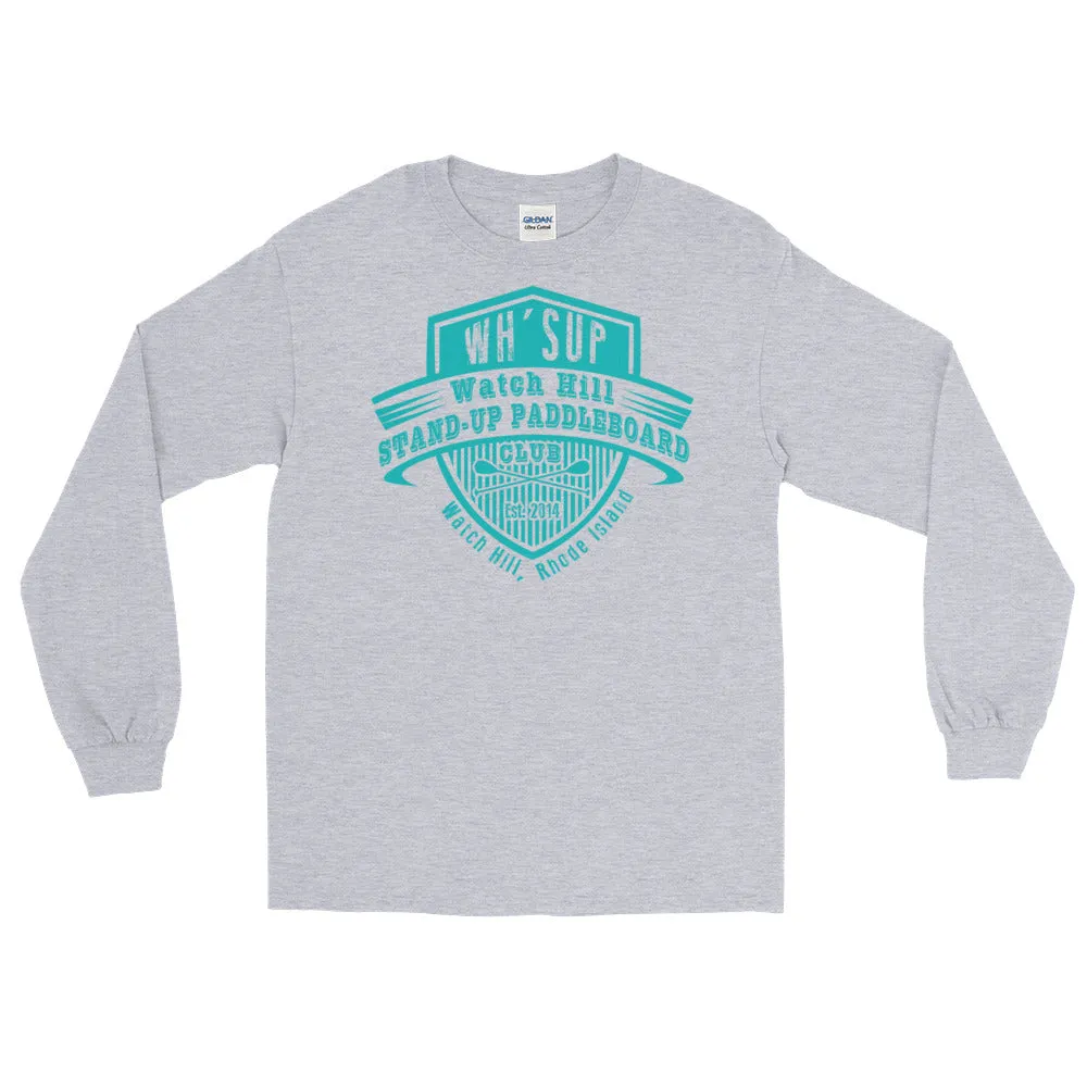 Watchill'n 'Paddle Board Club' - Long-Sleeve T-Shirt (Turquoise)
