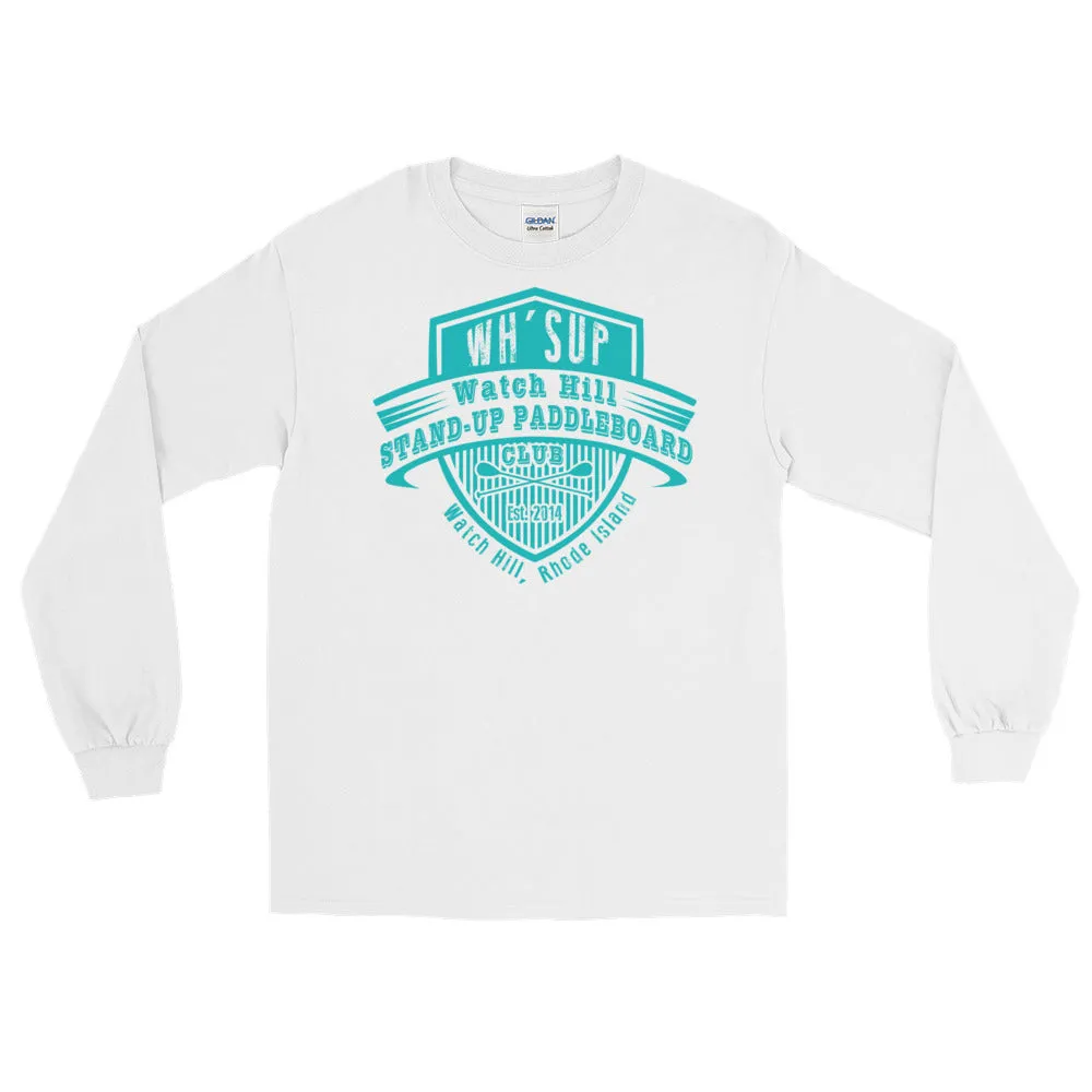 Watchill'n 'Paddle Board Club' - Long-Sleeve T-Shirt (Turquoise)