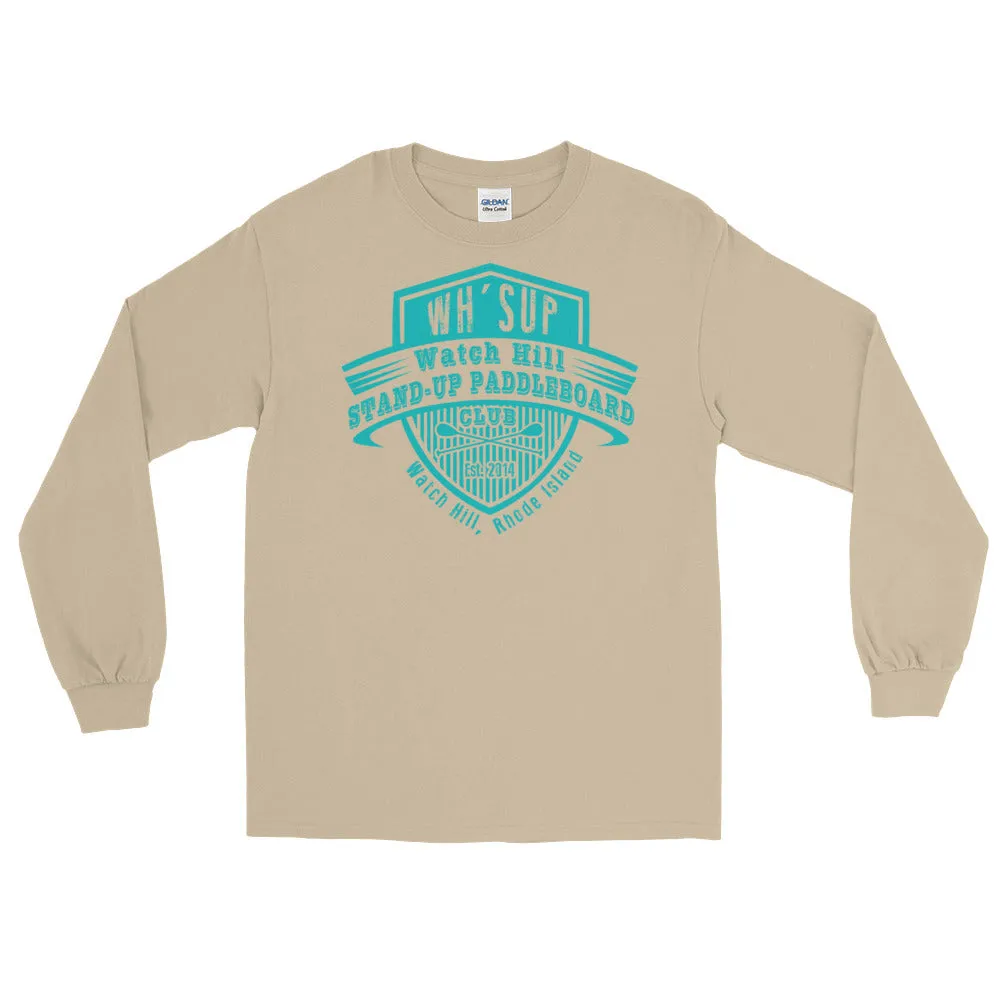 Watchill'n 'Paddle Board Club' - Long-Sleeve T-Shirt (Turquoise)