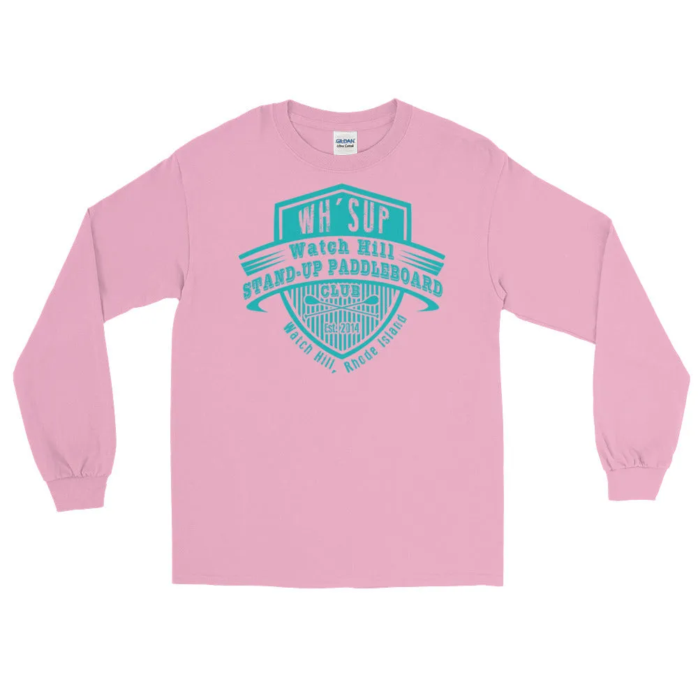 Watchill'n 'Paddle Board Club' - Long-Sleeve T-Shirt (Turquoise)