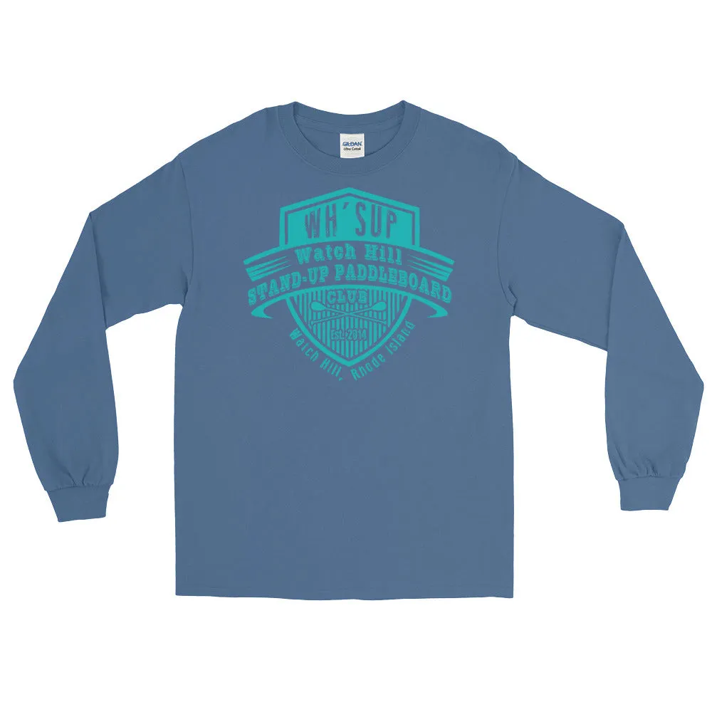 Watchill'n 'Paddle Board Club' - Long-Sleeve T-Shirt (Turquoise)