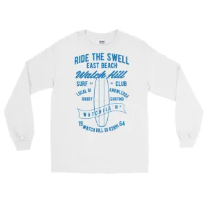 Watchill'n 'Ride the Swell' - Long-Sleeve T-Shirt (Blue)