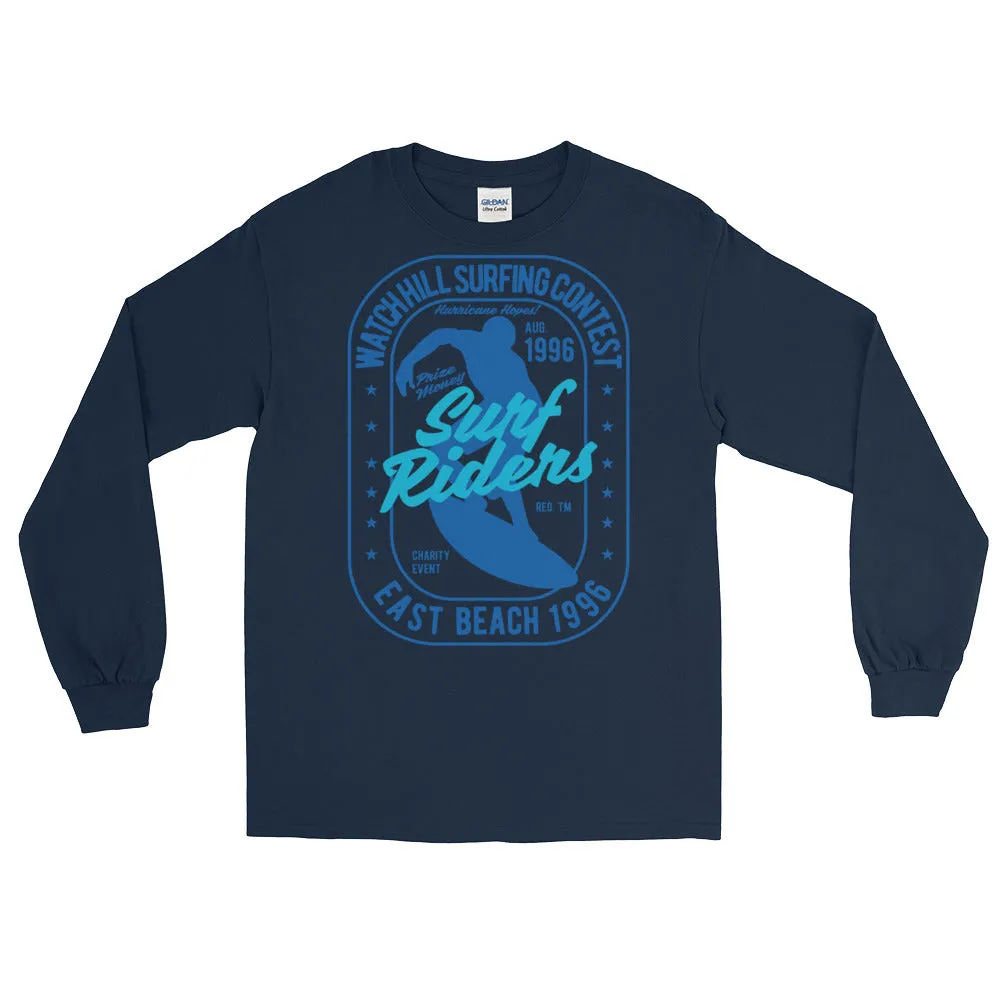 Watchill'n 'Surf Rider' - Long-Sleeve T-Shirt (Navy)