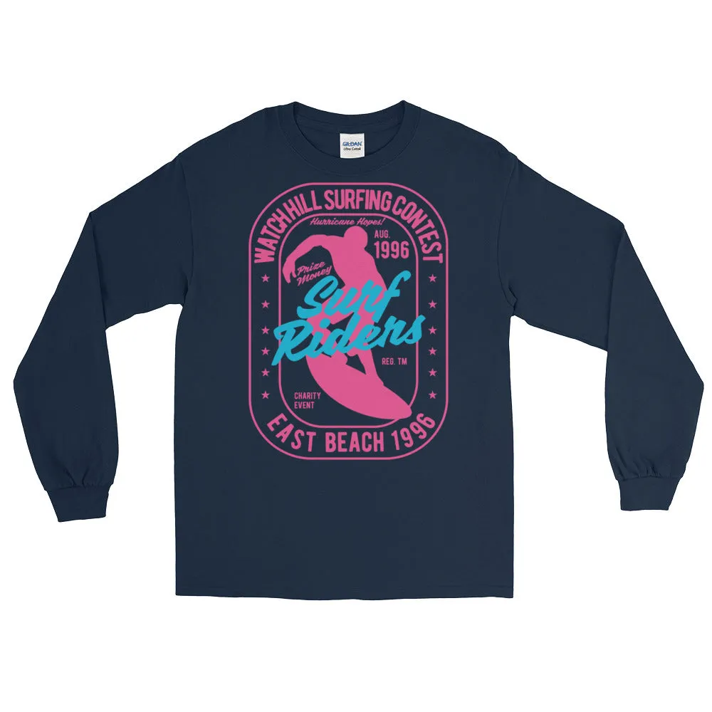 Watchill'n 'Surf Rider' - Long-Sleeve T-Shirt (Pink)