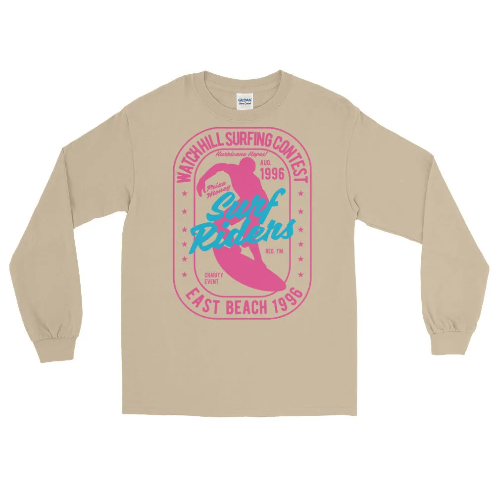 Watchill'n 'Surf Rider' - Long-Sleeve T-Shirt (Pink)