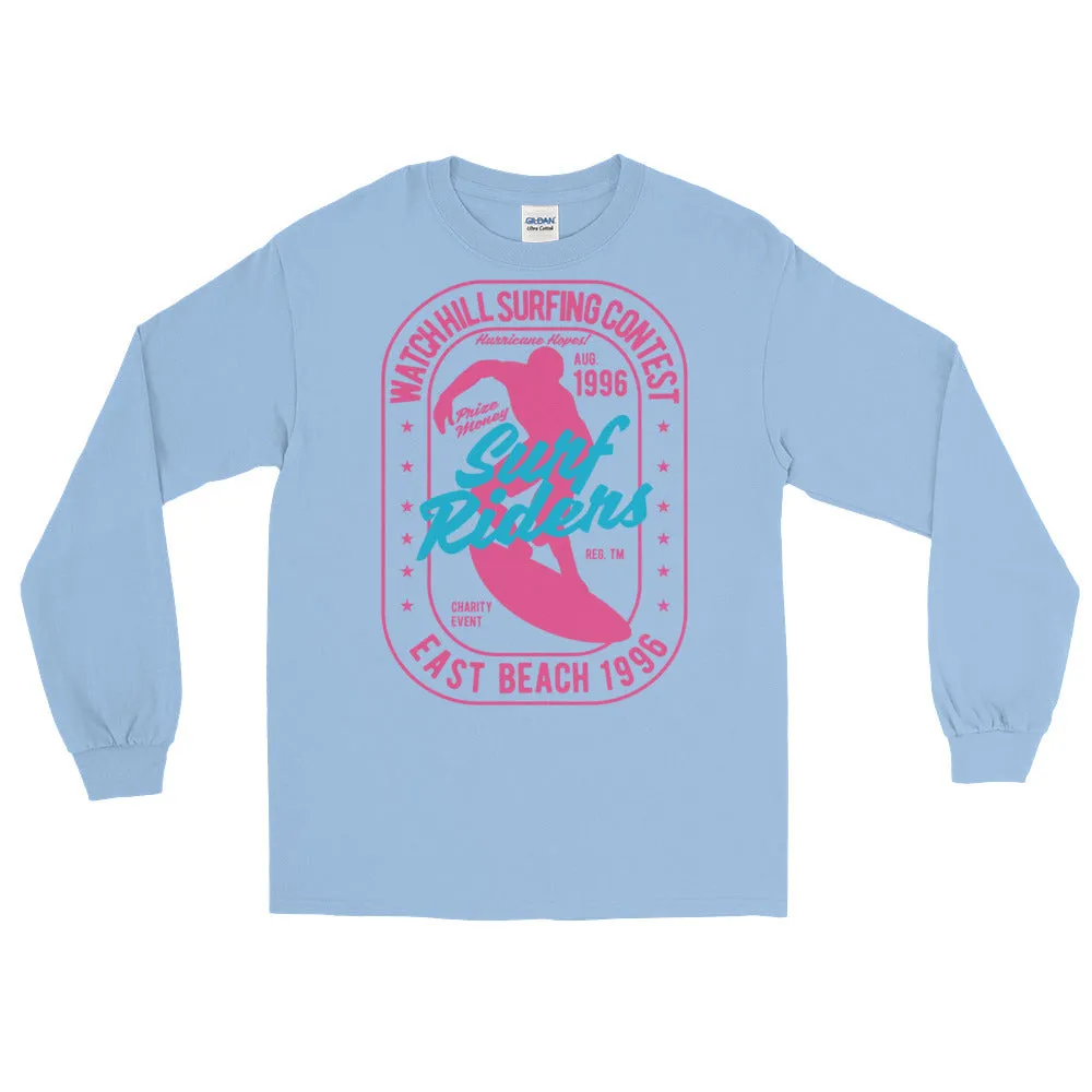 Watchill'n 'Surf Rider' - Long-Sleeve T-Shirt (Pink)