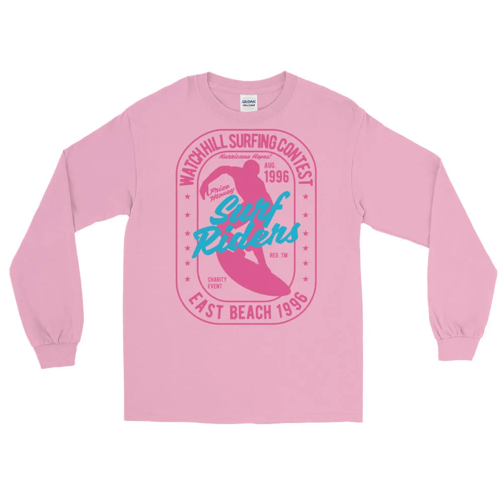 Watchill'n 'Surf Rider' - Long-Sleeve T-Shirt (Pink)