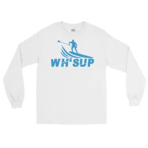 Watchill'n 'WH-SUP Paddle Boarding' - Long-Sleeve T-Shirt (Blue)