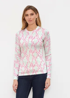 Wild Duo Berry (7937) ~ Butterknit Long Sleeve Crew Top