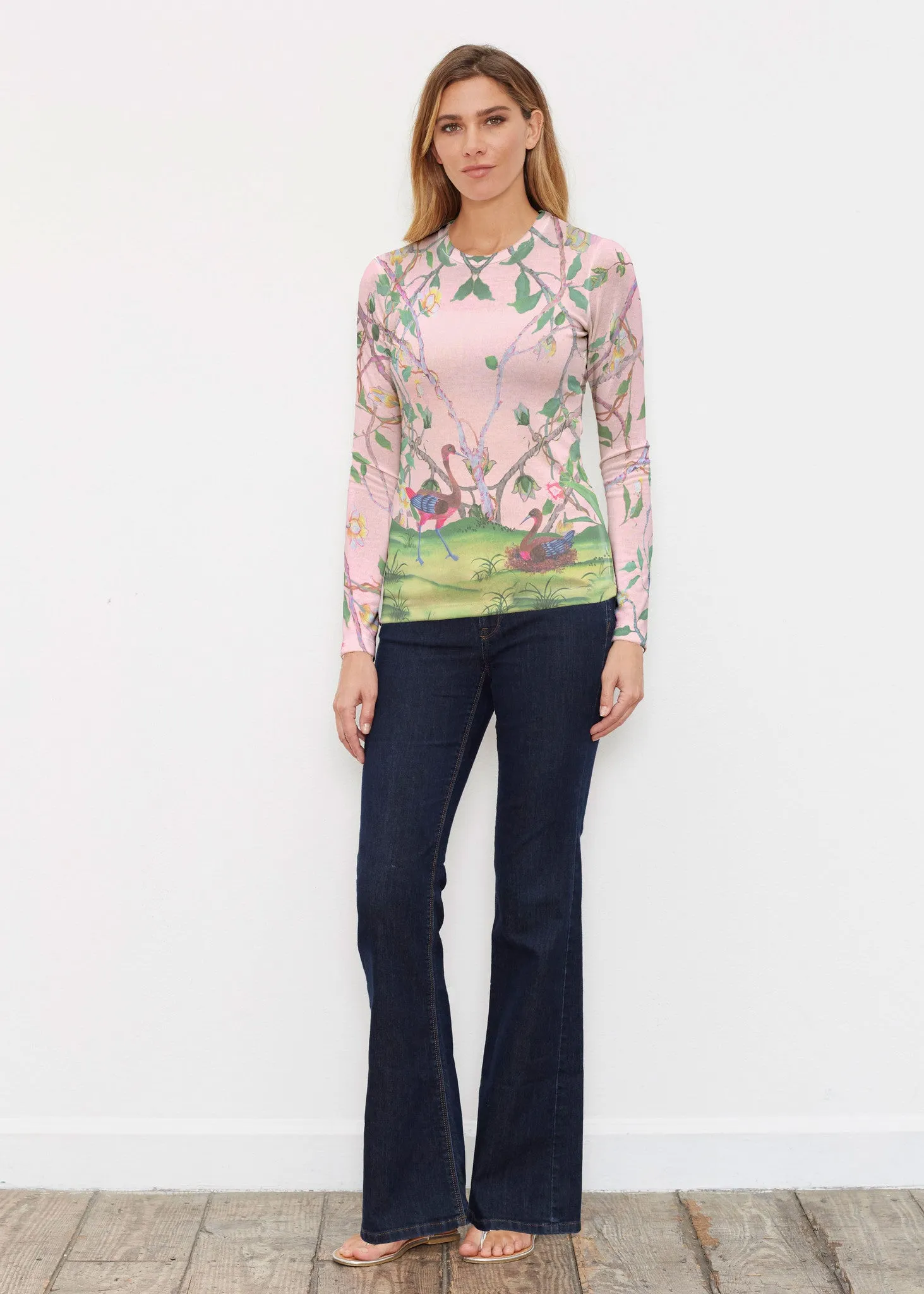 Wildwood Pink (19121) ~ Butterknit Long Sleeve Crew Top