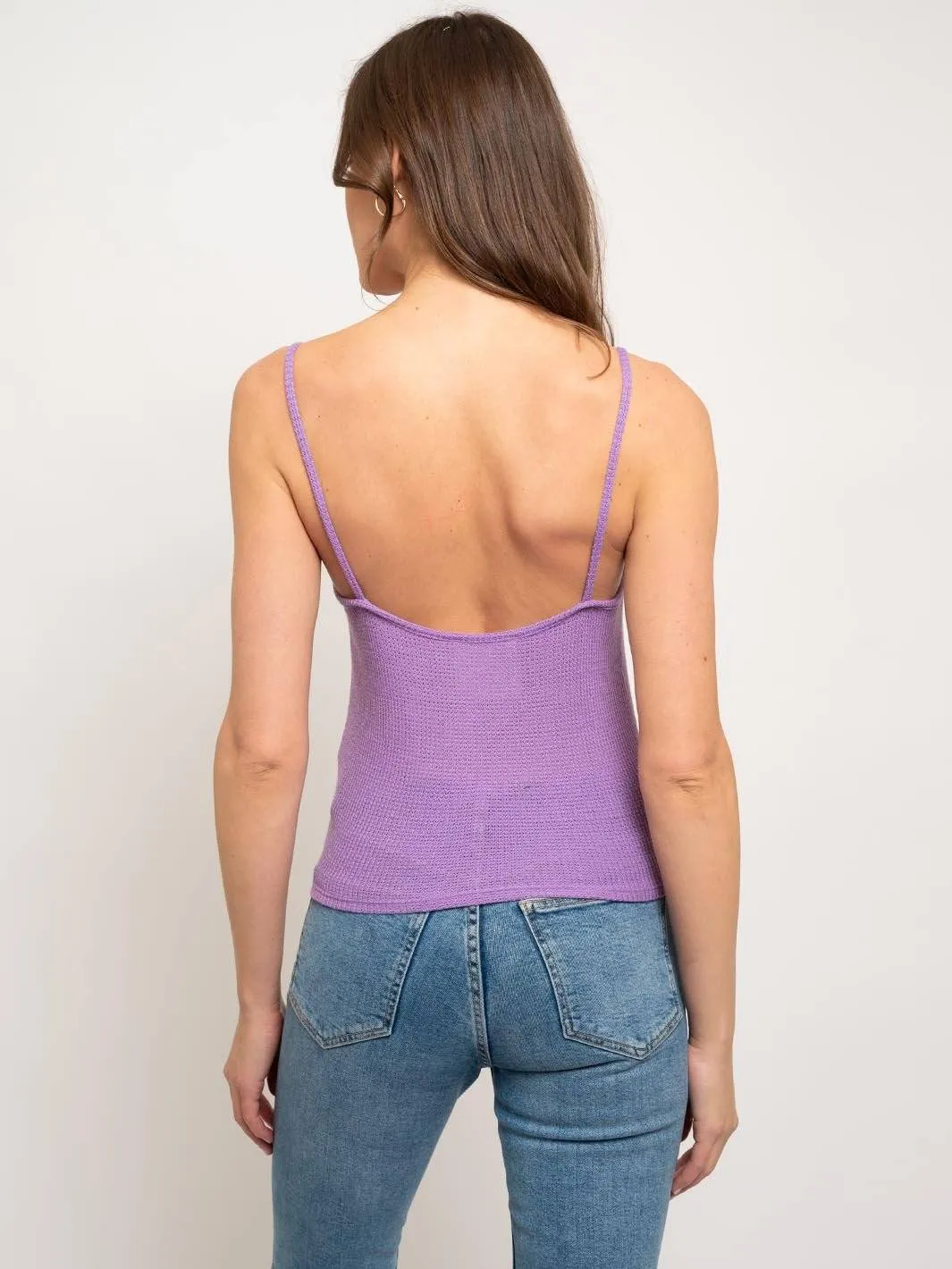 WOMEN'S BUTTON UP TANK TOP