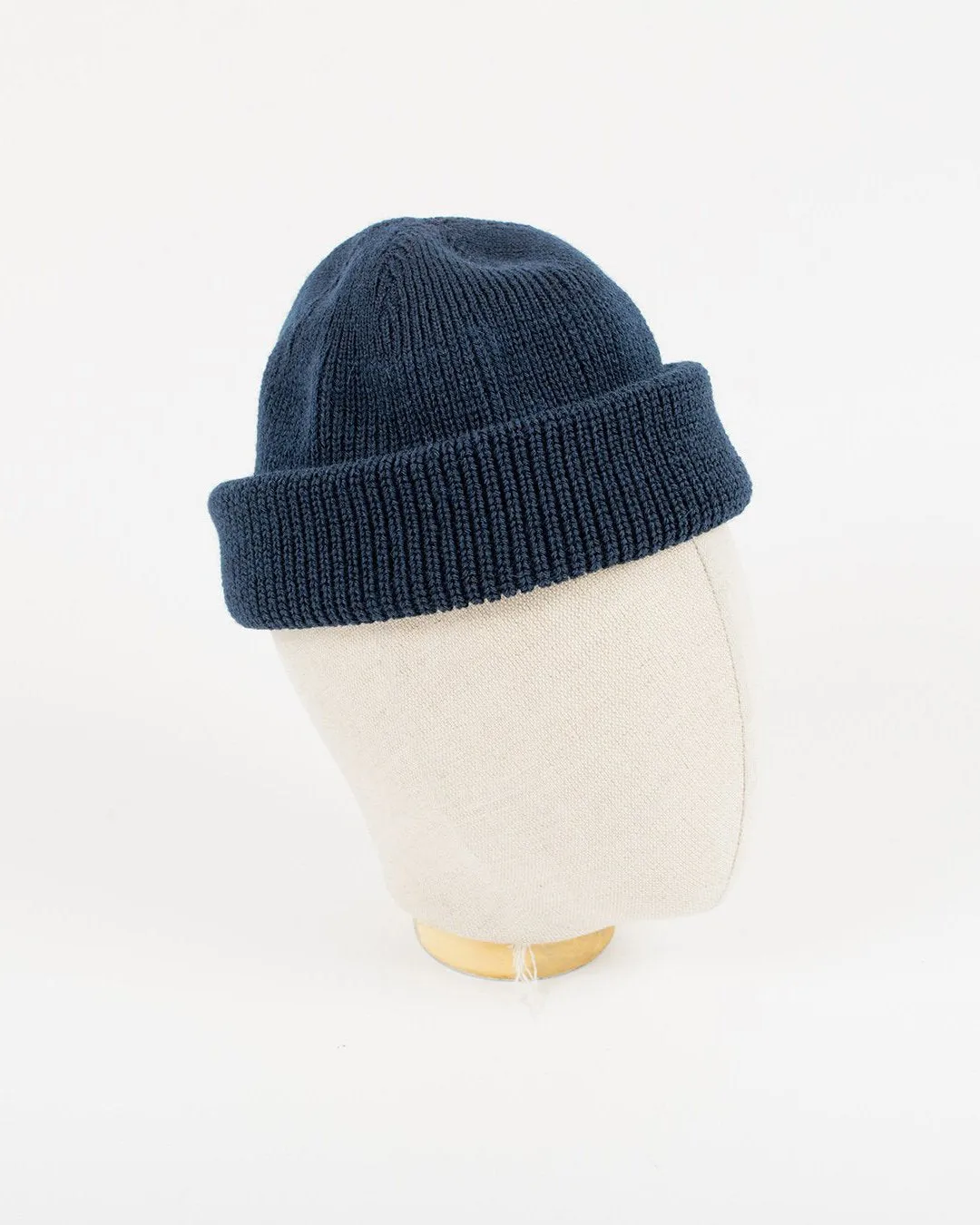 Wool Knit Watch Cap - Dark Navy