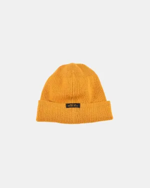 Wool Knit Watch Cap - Old Gold