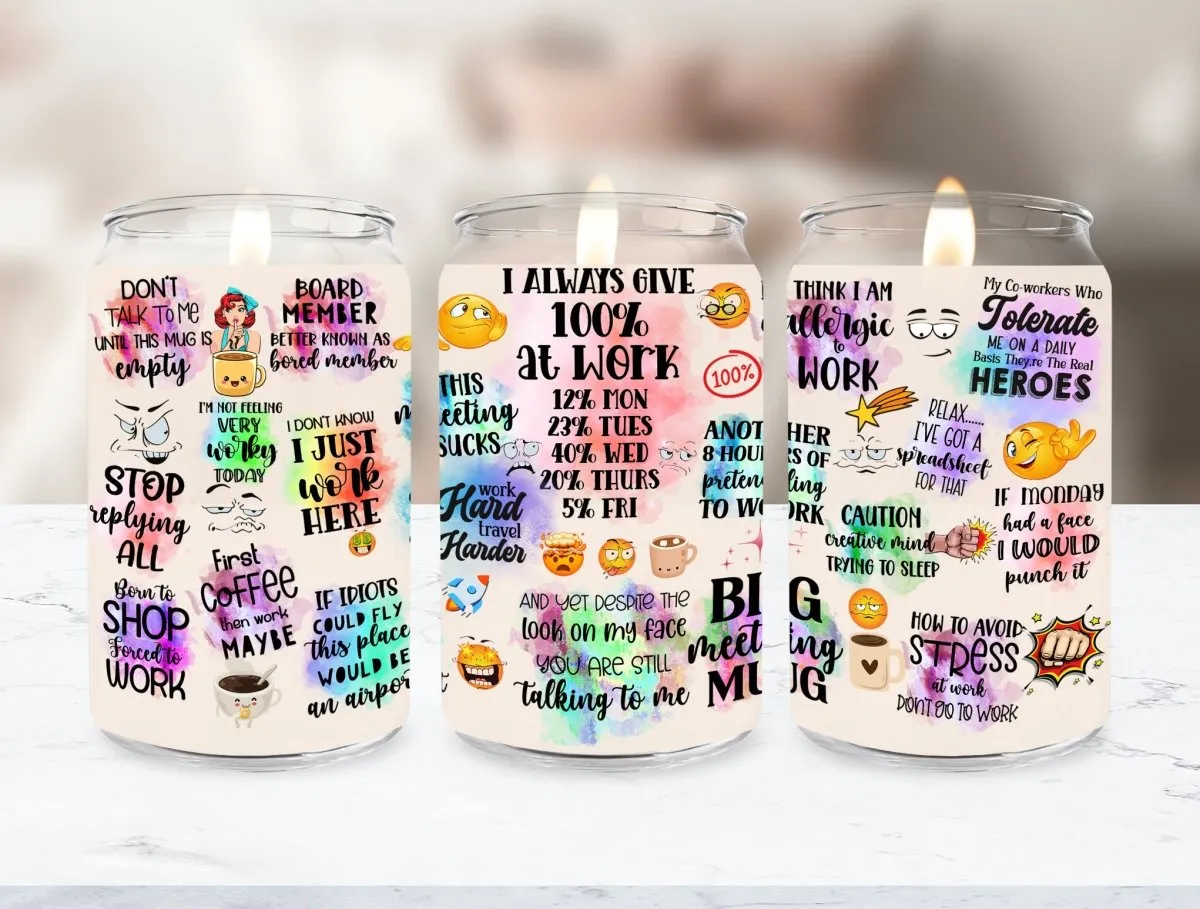 Work Life Soy Candle