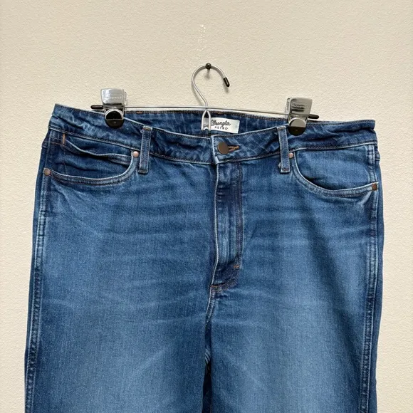 Wrangler Retro Bailey High Rise Trouser Jean - Medium Wash, 33 X 34