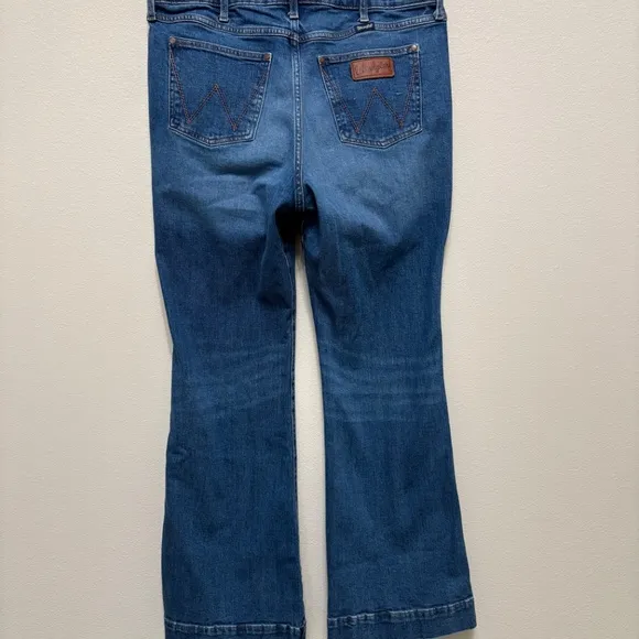 Wrangler Retro Bailey High Rise Trouser Jean - Medium Wash, 33 X 34
