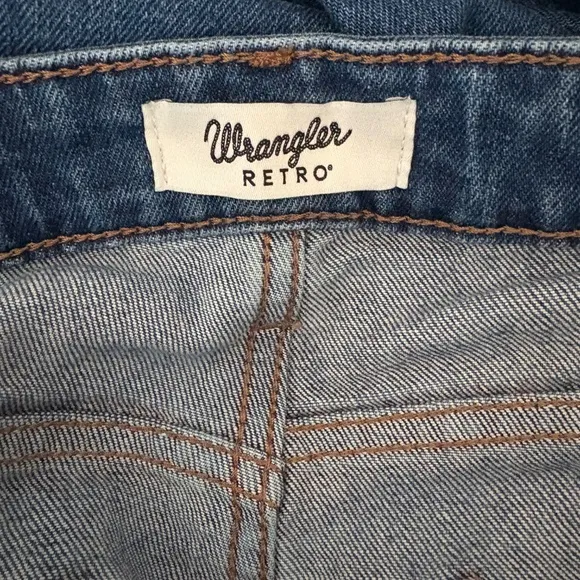 Wrangler Retro Bailey High Rise Trouser Jean - Medium Wash, 33 X 34