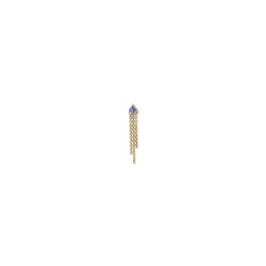 wwake / mist earring - sapphire - single