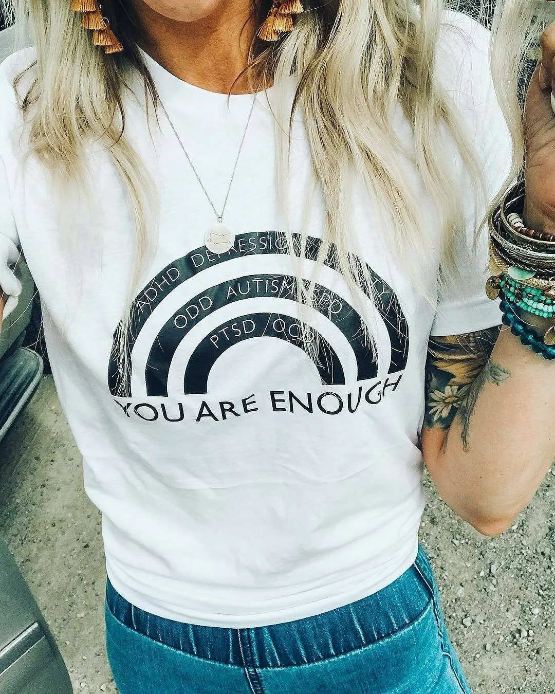 You Are Enough - Retro Fitted Ringer