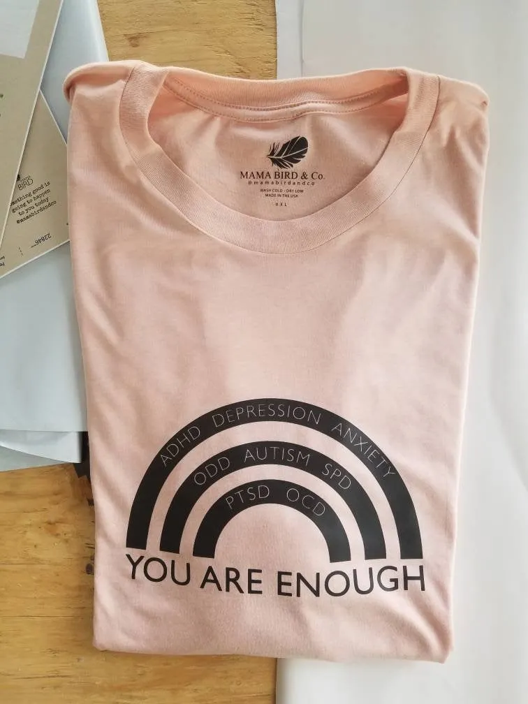 You Are Enough - Retro Fitted Ringer