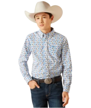 YOUTH ARIAT PEERCE CLASSIC FIT LONG SLEEVE