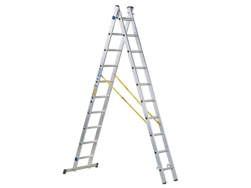 Zarges D-Rung Combination Ladder 2-Part 2 X 10 Rungs