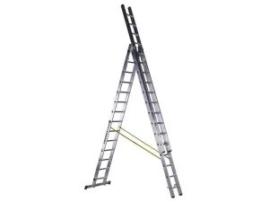 Zarges D-Rung Combination Ladder 3-Part 3 X 14 Rungs