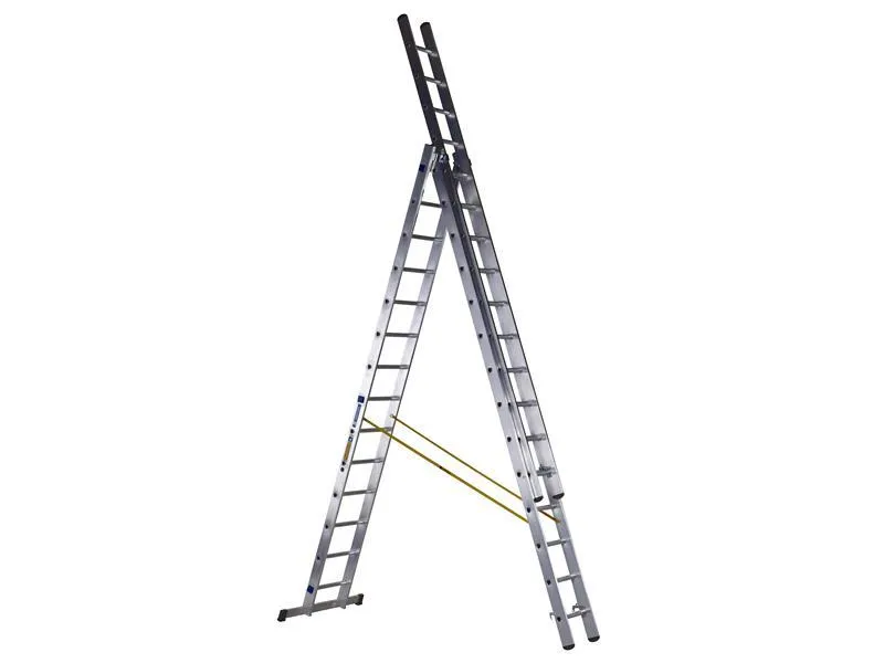 Zarges D-Rung Combination Ladder 3-Part 3 X 14 Rungs