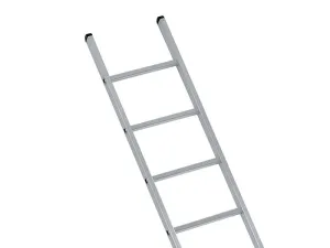 Zarges Industrial Single Aluminium Ladder With Stabiliser Bar 3.05M 10 Rungs